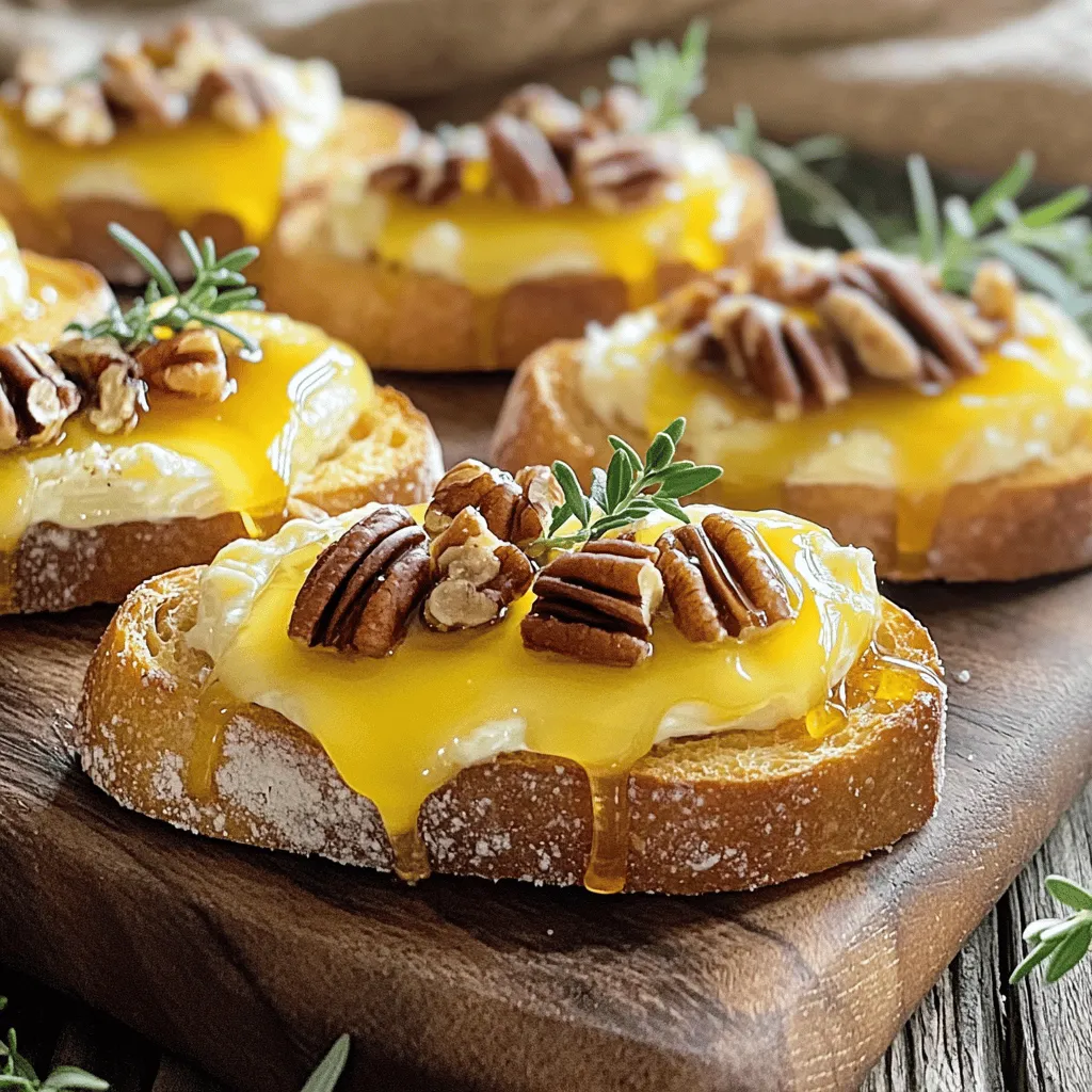 Maple Pecan Brie Crostini Schnelle und leckere Idee