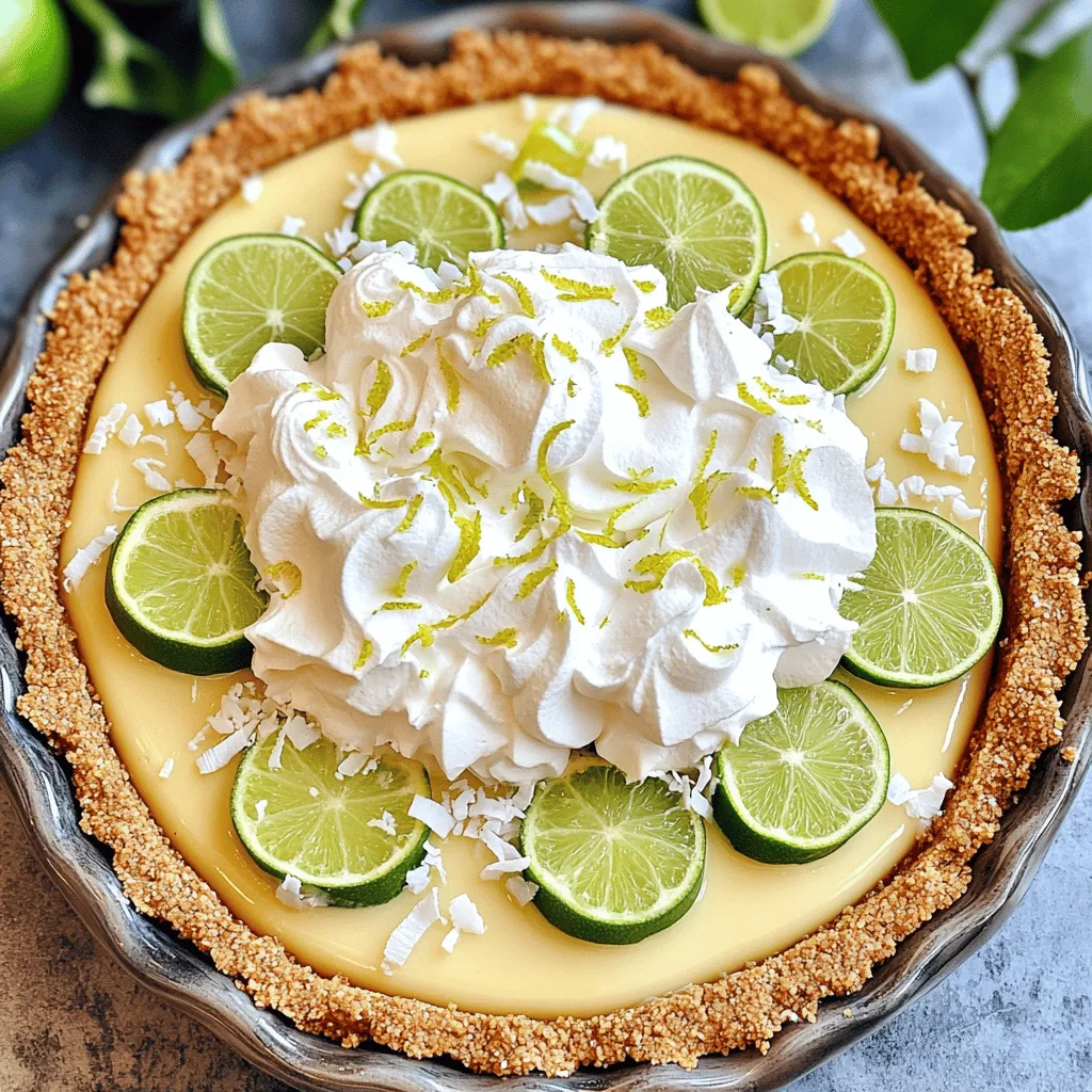 No-Bake Key Lime Pie Einfache und frische Köstlichkeit