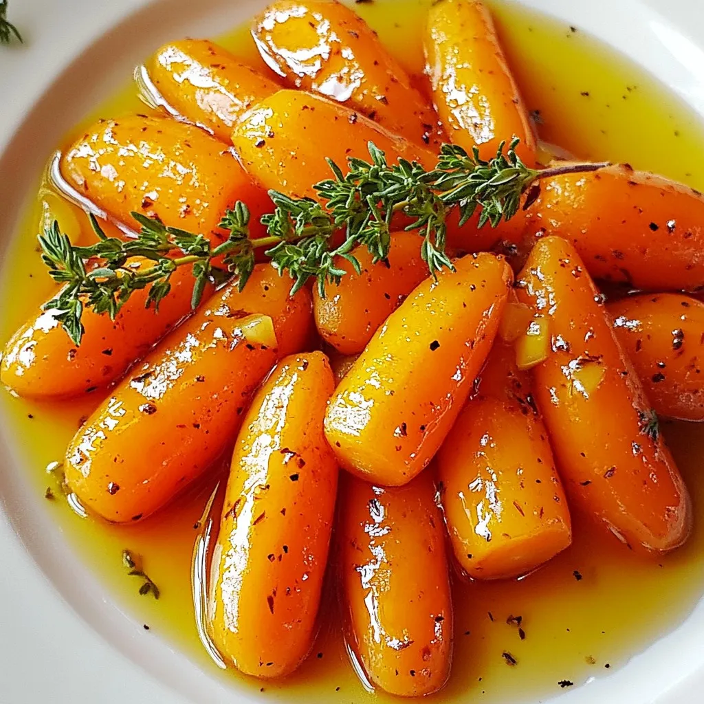 Maple Glazed Carrots Verführerisches Rezept für Beilagen