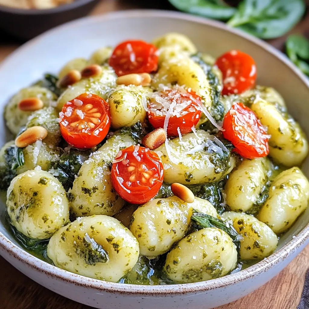 Creamy Pesto Gnocchi Einfach und Geschmackvoll Zubereiten