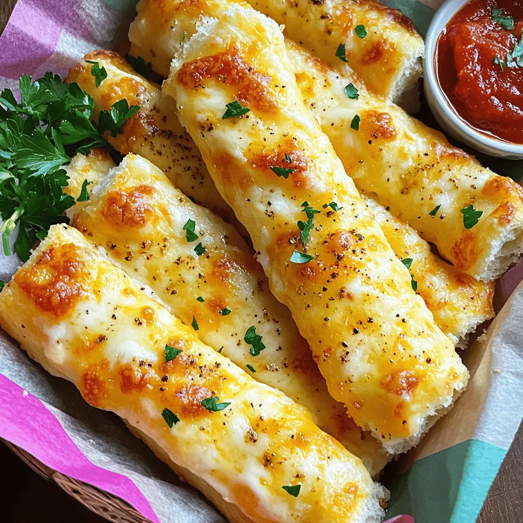 Käse-Knoblauchbrotstangen Köstliches Rezept für alle