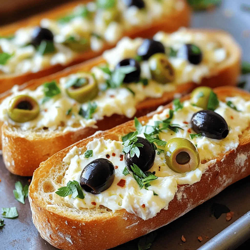 Olive Cheese Bread Appetizer Voller Geschmack und Vielfalt