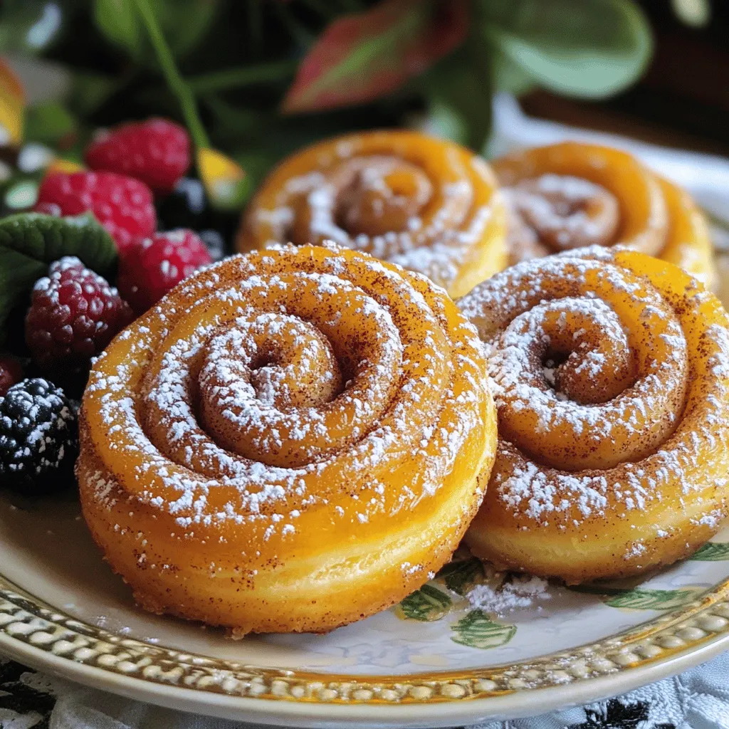 Buttrige Zimtschnecken-Donuts Rezept für Genuss