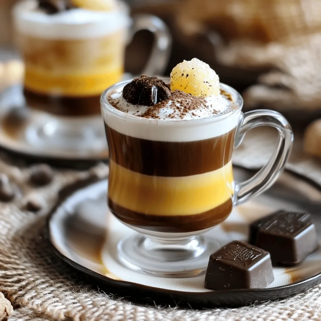 Für den Espresso Delight mit braunem Zucker brauchst du einige einfache Zutaten. Du benötigst zwei Tassen frisch gebrühten Espresso. Der Espresso ist das Herzstück dieses Getränks. Dann kommst du zu zwei Esslöffeln braunem Zucker. Der braune Zucker gibt dem Espresso einen süßen Karamellgeschmack. Du brauchst auch eine halbe Tasse schwere Sahne, um die Textur zu verbessern. Ein Viertel Teelöffel Zimtpulver verleiht dem Getränk Wärme und Aroma. Ein Teelöffel Vanilleextrakt bringt eine süße Note. Dunkle Schokoladenspäne werden zur Dekoration verwendet. Eine Prise Meersalz rundet den Geschmack ab.