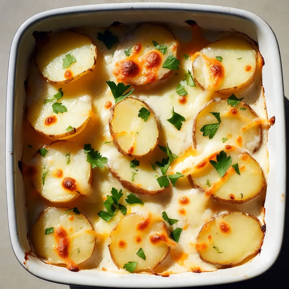 Scalloped Potatoes Au Gratin Einfaches und Leckeres Rezept
