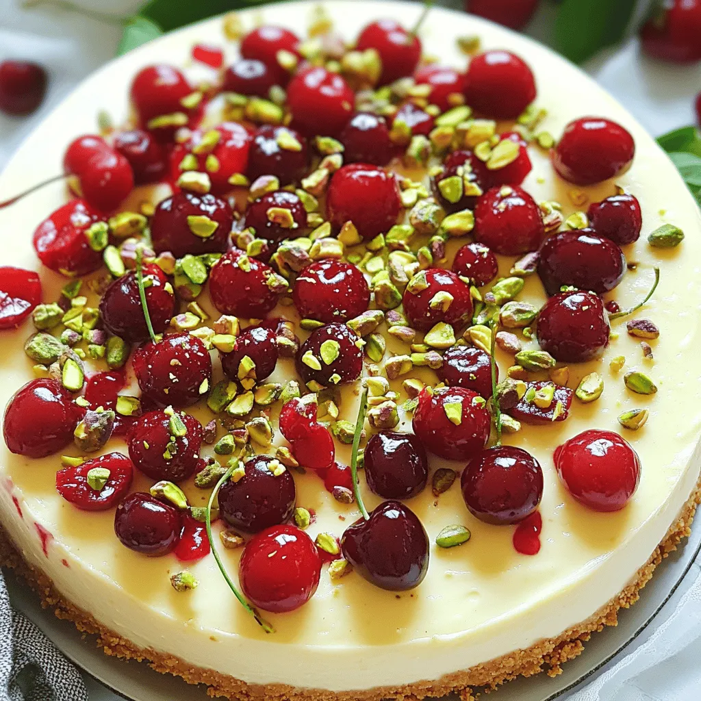 Cherry Pistachio Cheesecake Kreatives und leckeres Rezept