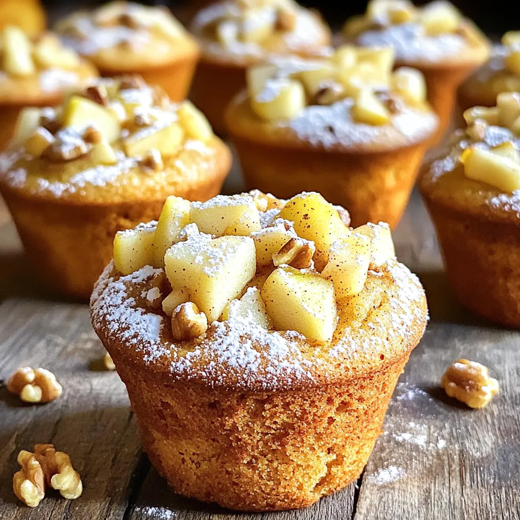 Apple Cinnamon Coffee Cake Muffins Einfaches Rezept