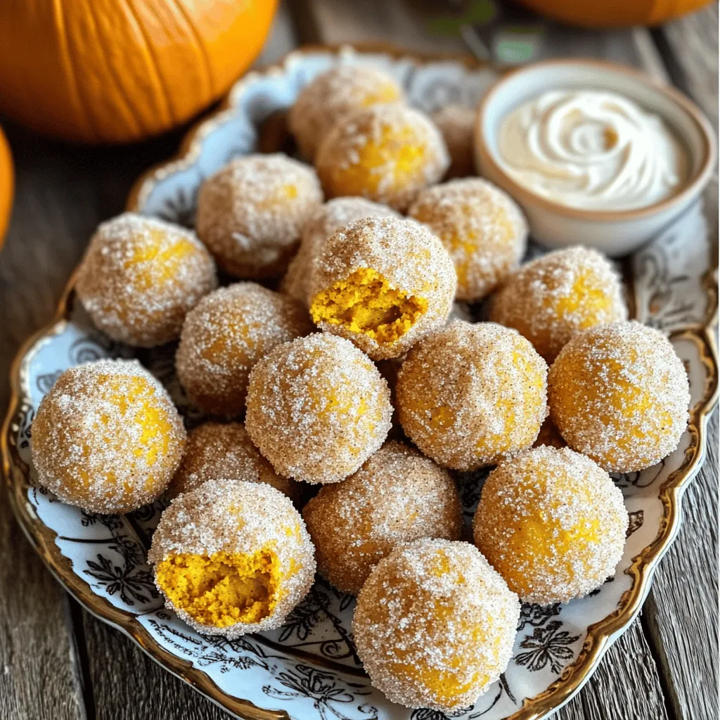Kürbisdonutlöcher mit Zimt-Zucker Genuss erleben