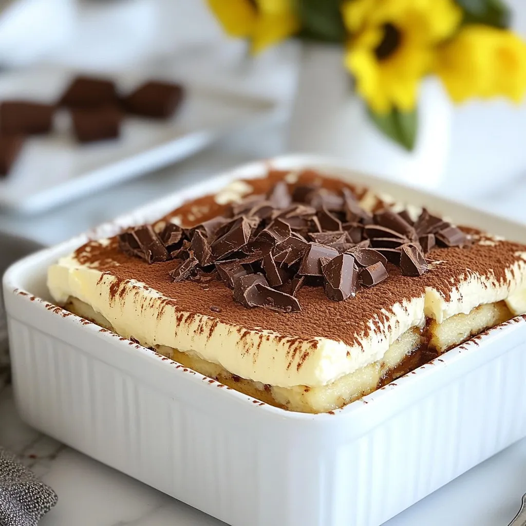 Classic Italian Tiramisu Ein Genuss für Naschkatzen