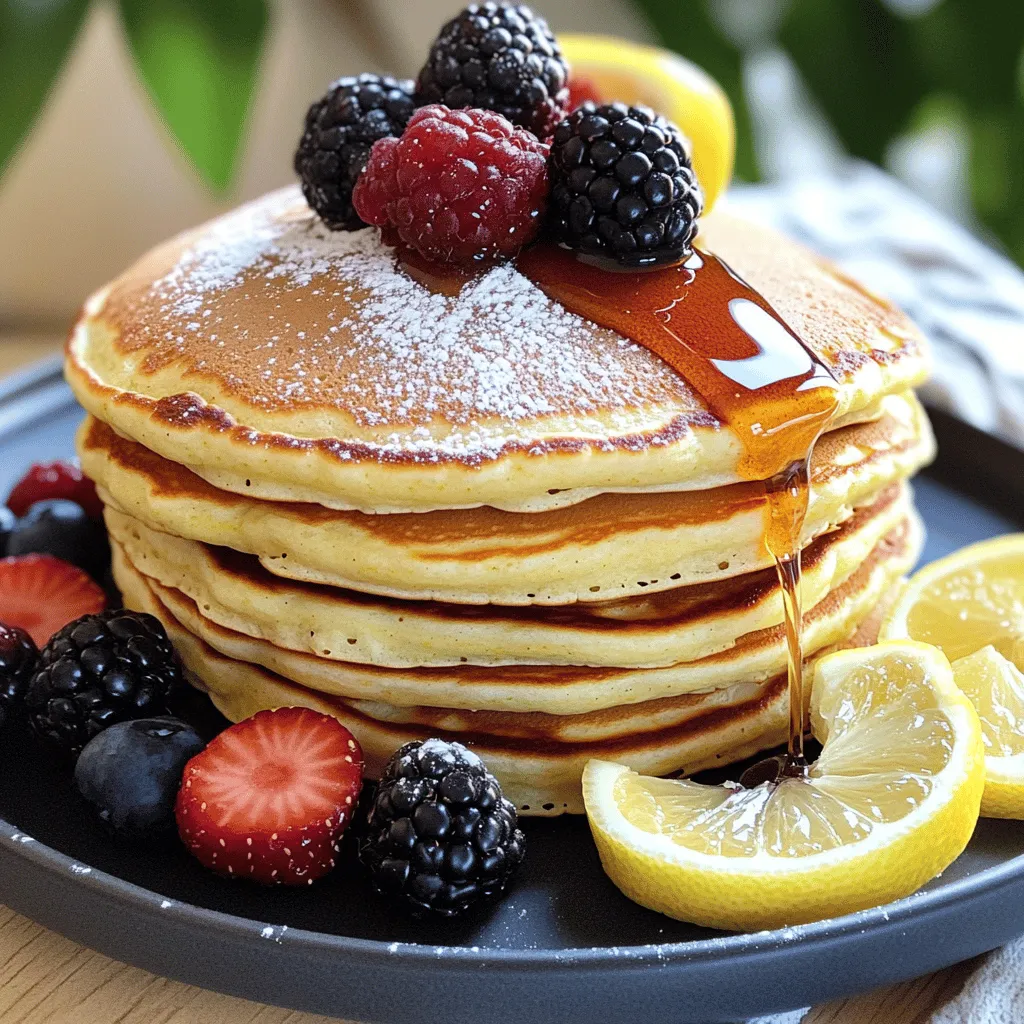 Fluffy Lemon Ricotta Pancakes Perfekte Frühstücksfreude