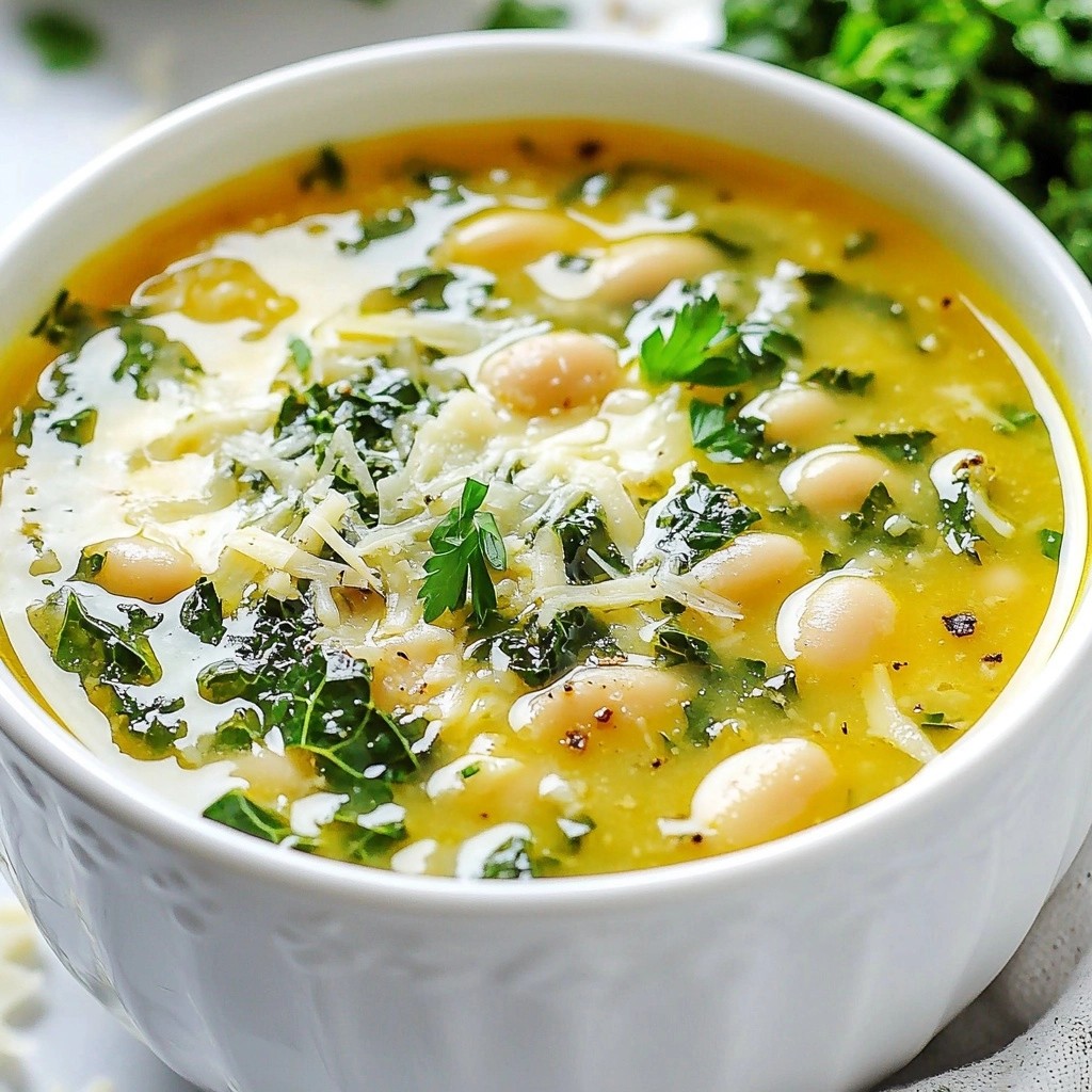 Herzhaftes Instant Pot Weiße-Bohnen-Grünkohlsuppe Rezept