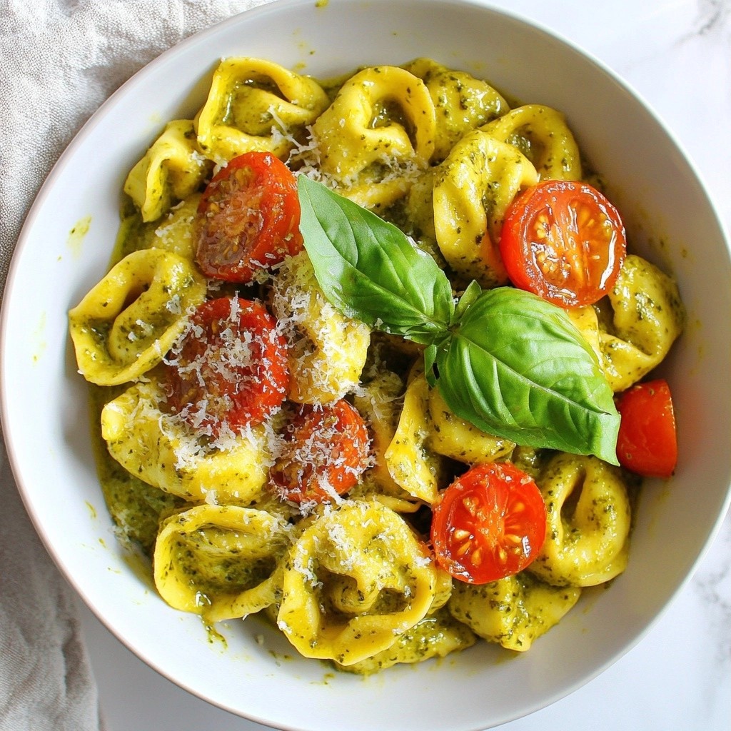 Cremige Instant Pot Pesto Tortellini Einfach und Schnell