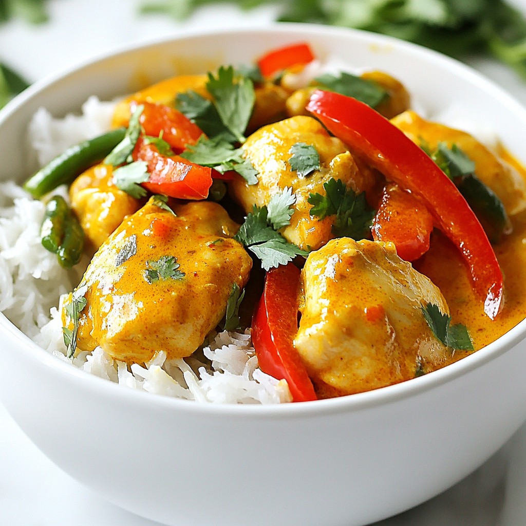 Spicy Instant Pot Coconut Curry Chicken Genussrezept