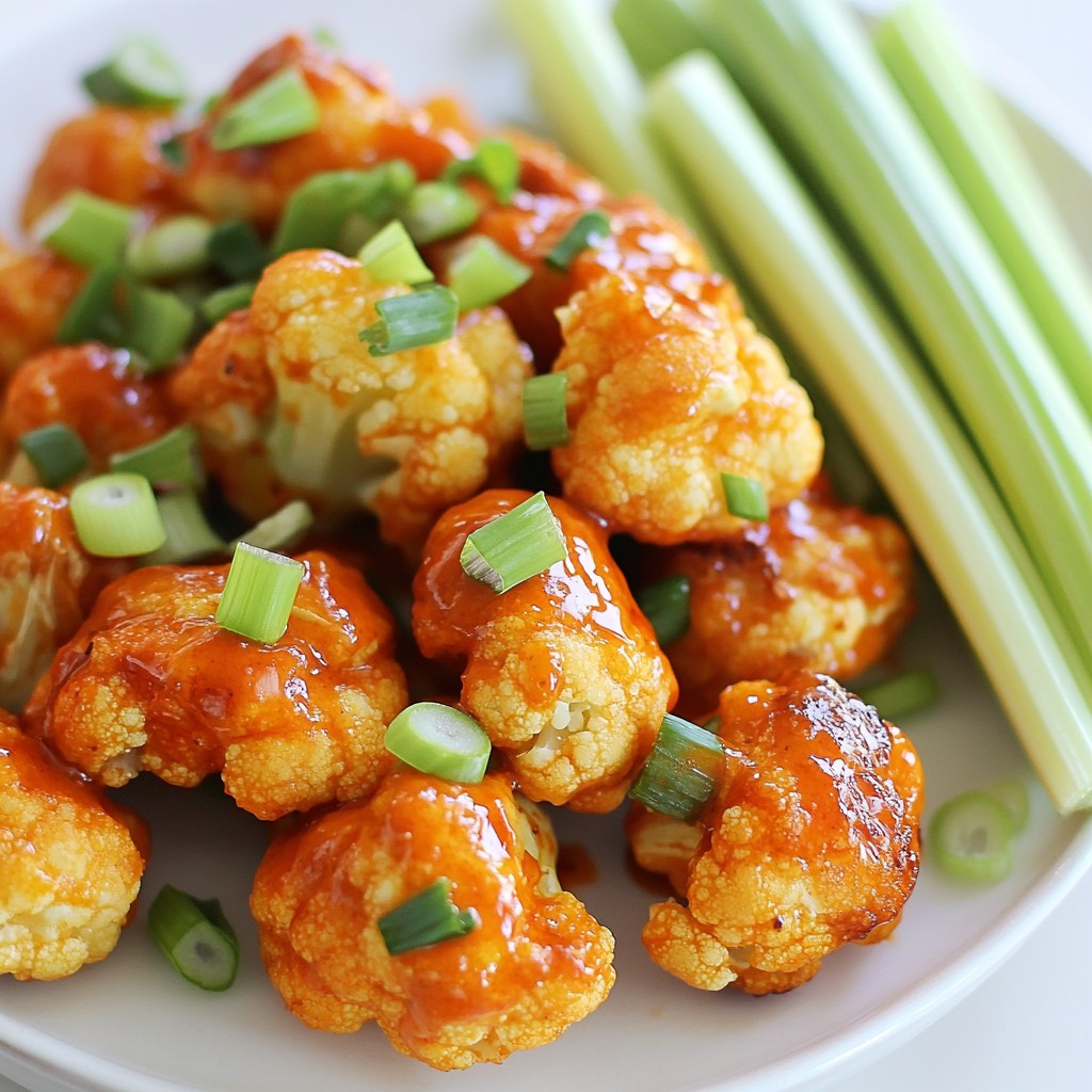Crispy Buffalo Cauliflower Bites Knuspriger Genuss