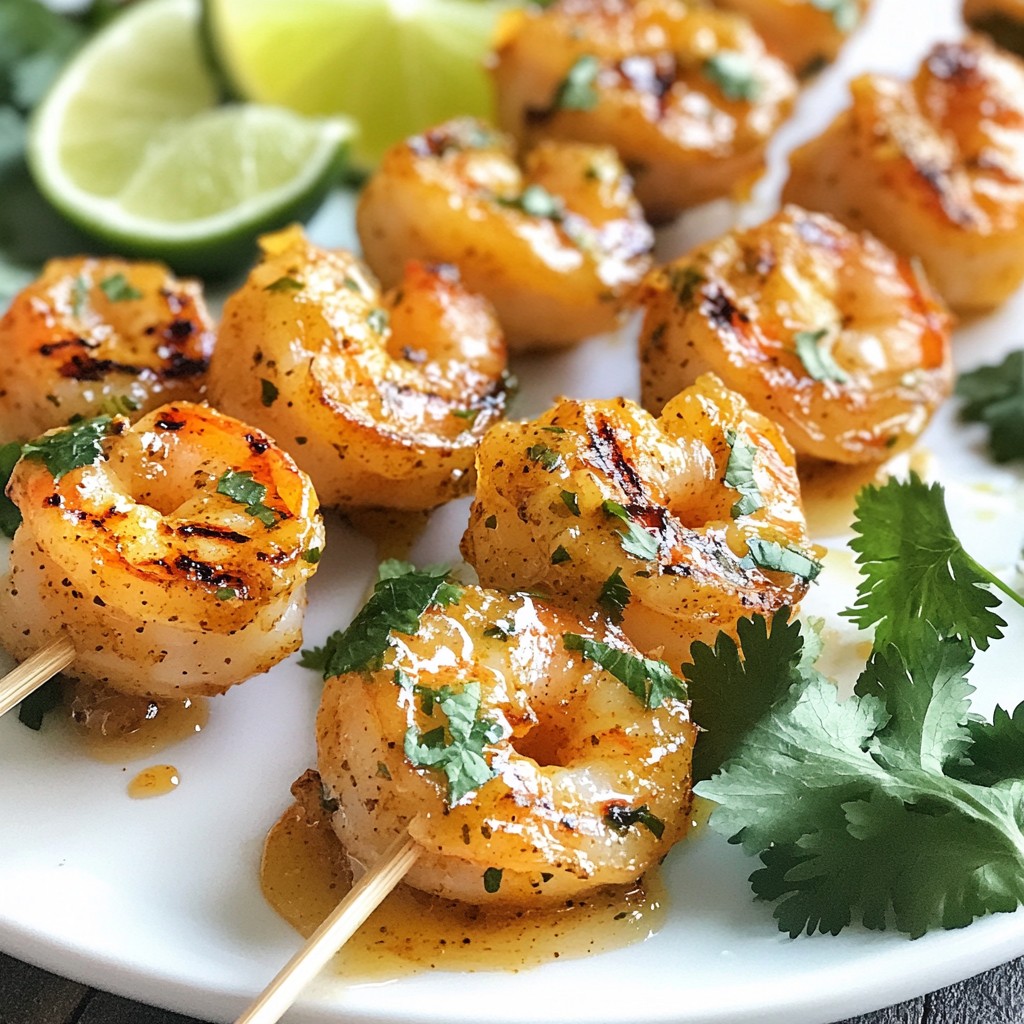 Chili Lime Gegrillte Garnelen Schnelle Genussidee