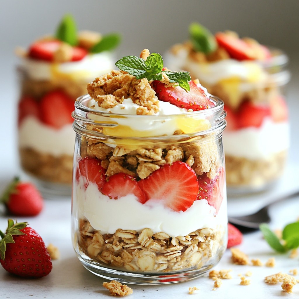 Strawberry Cheesecake Overnight Oats Einfach Und Lecker