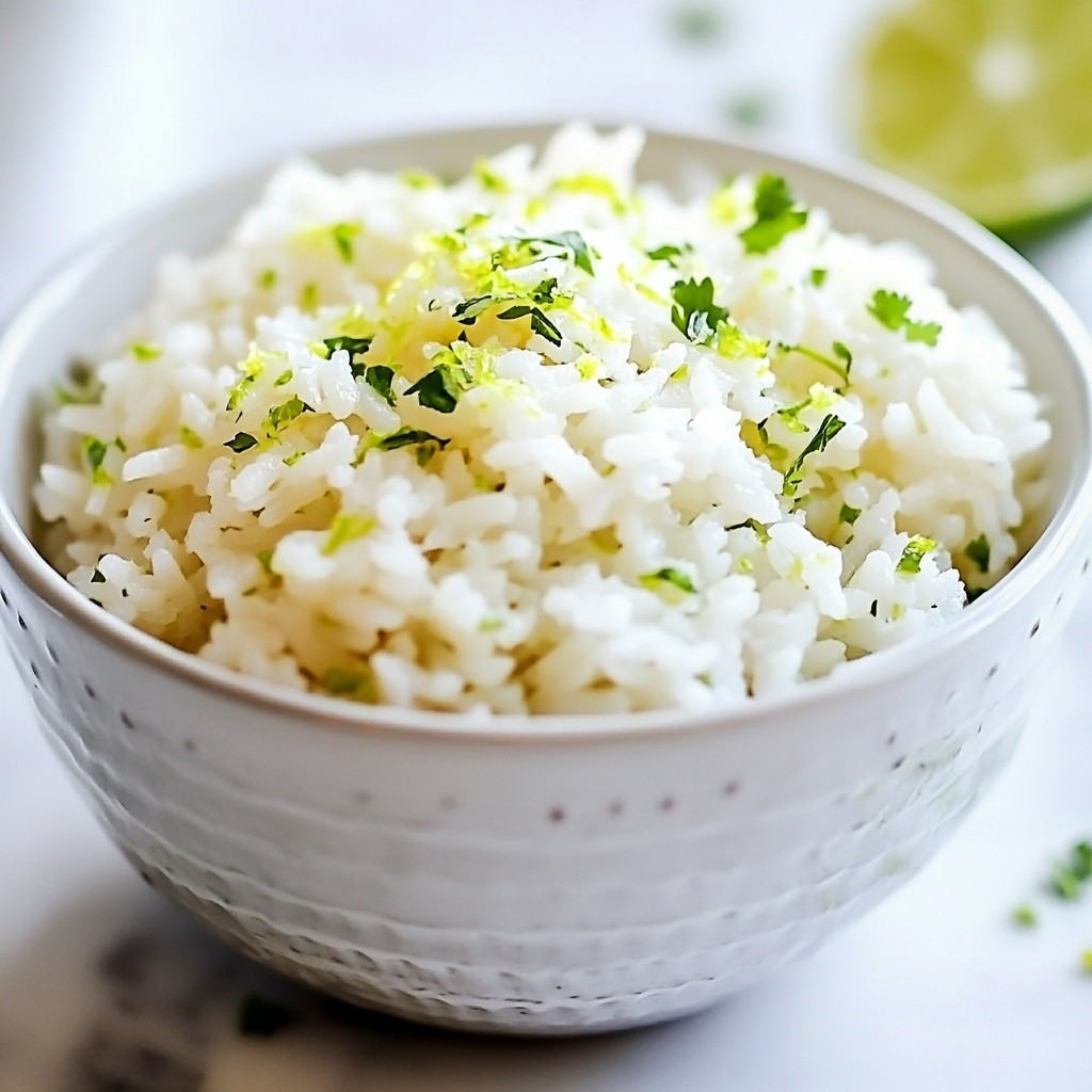 Kokos-Limetten-Reis Einfaches und schmackhaftes Rezept