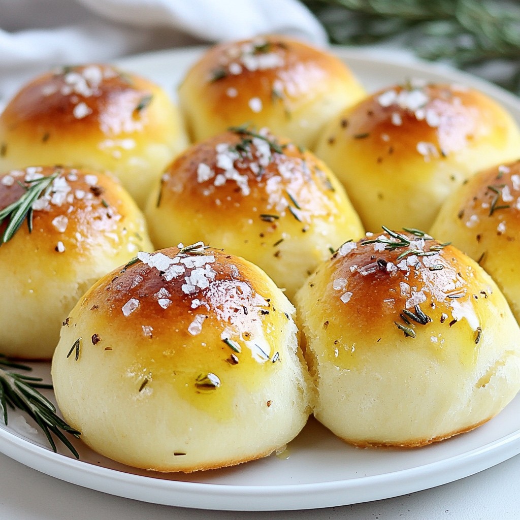 Rosemary Garlic Dinner Rolls Fantastisches Rezept
