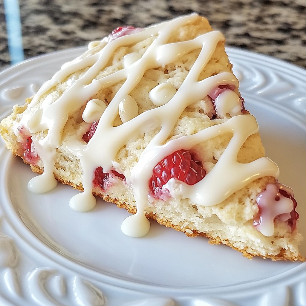 Himbeer Weißschokoladen Scones Saftig und Lecker
