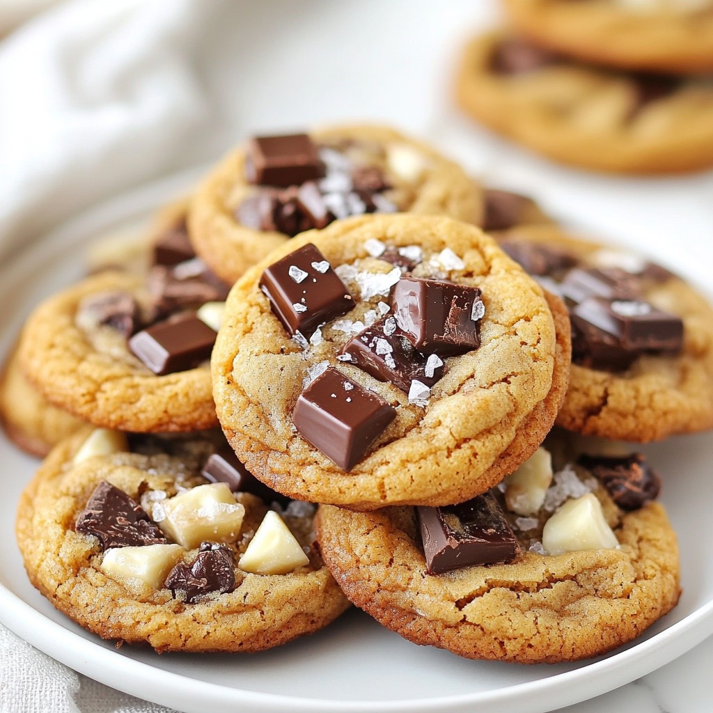 Braune Butter Chocolate Chunk Cookies Rezept leicht