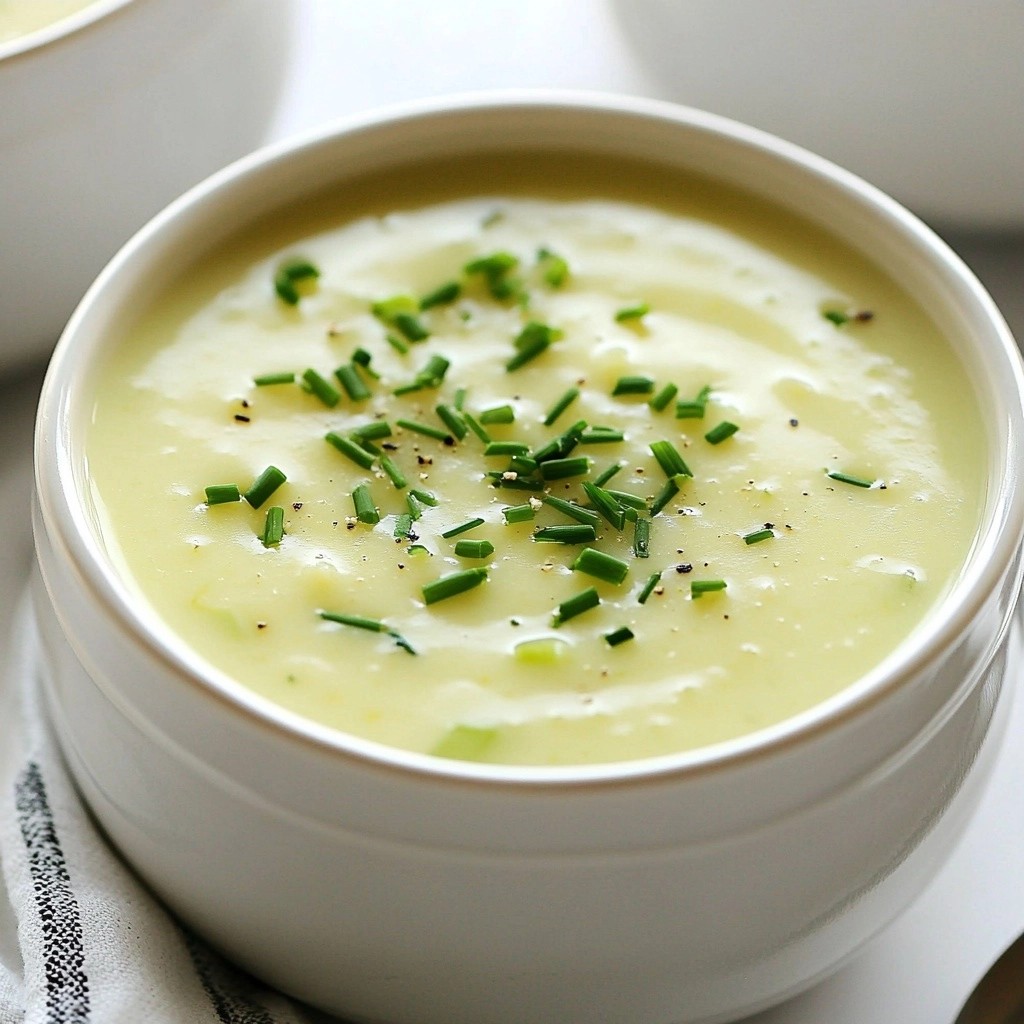 Reichhaltige Instant Pot Blumenkohl-Lauch-Suppe