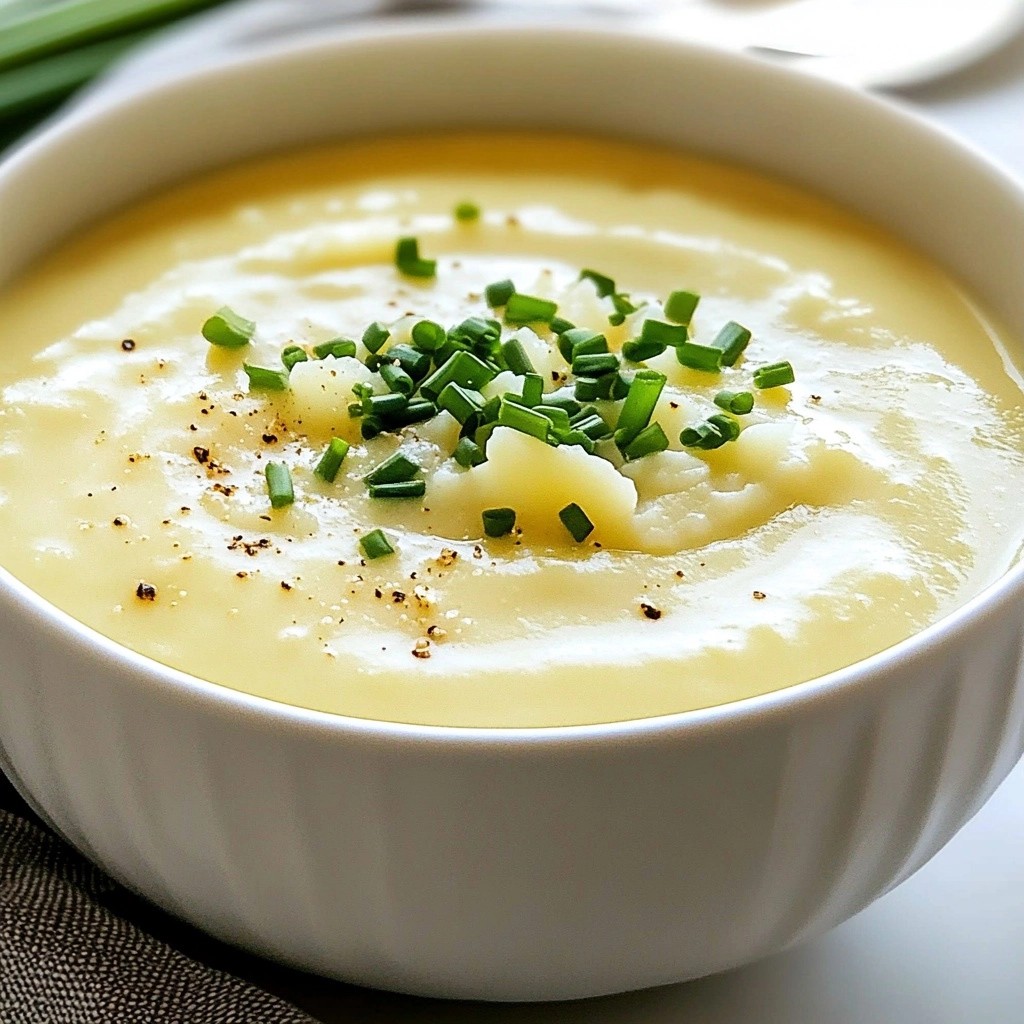 Velvety Instant Pot Cauliflower Potato Soup Rezept