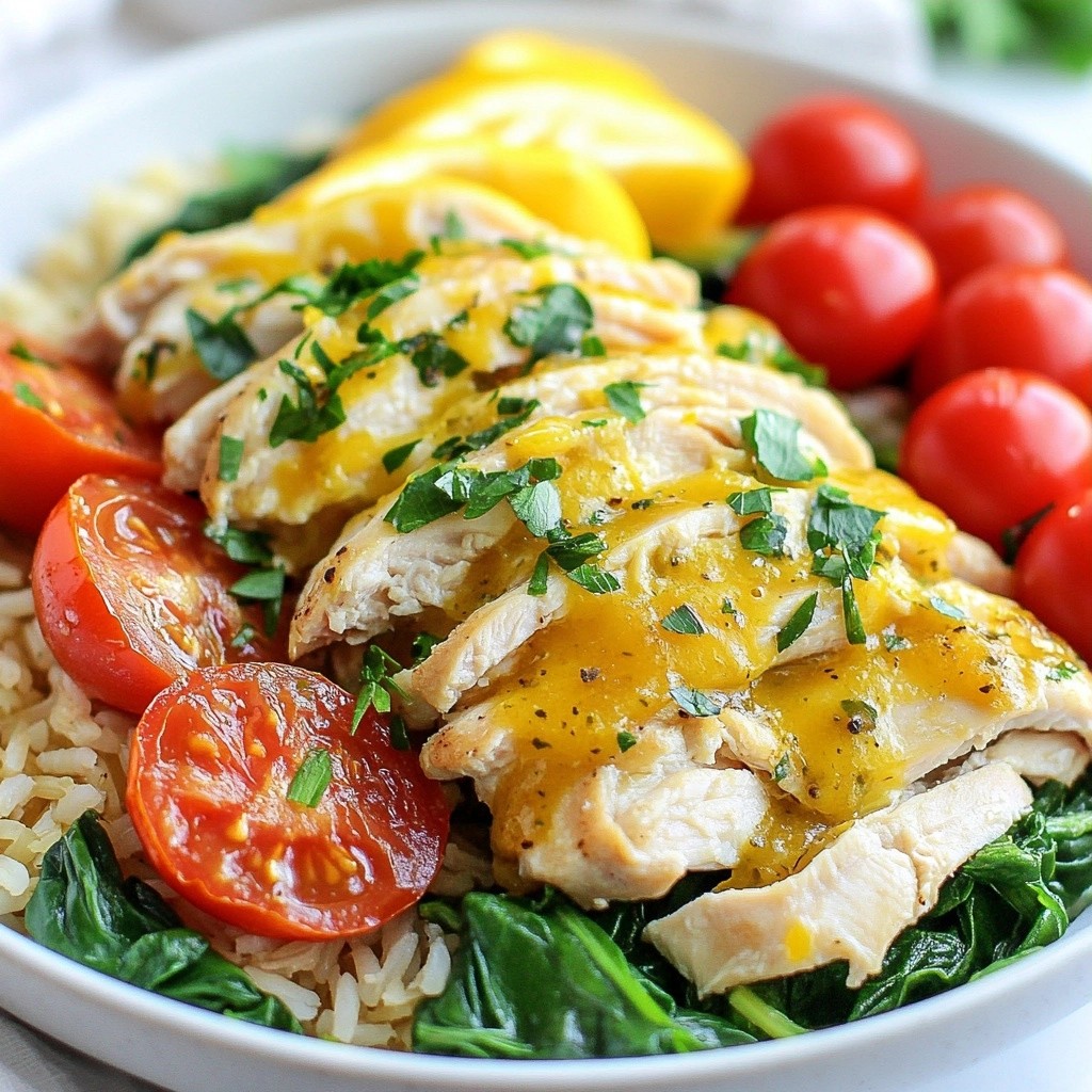 Effortless Instant Pot Lemon Herb Chicken Bowls Rezept
