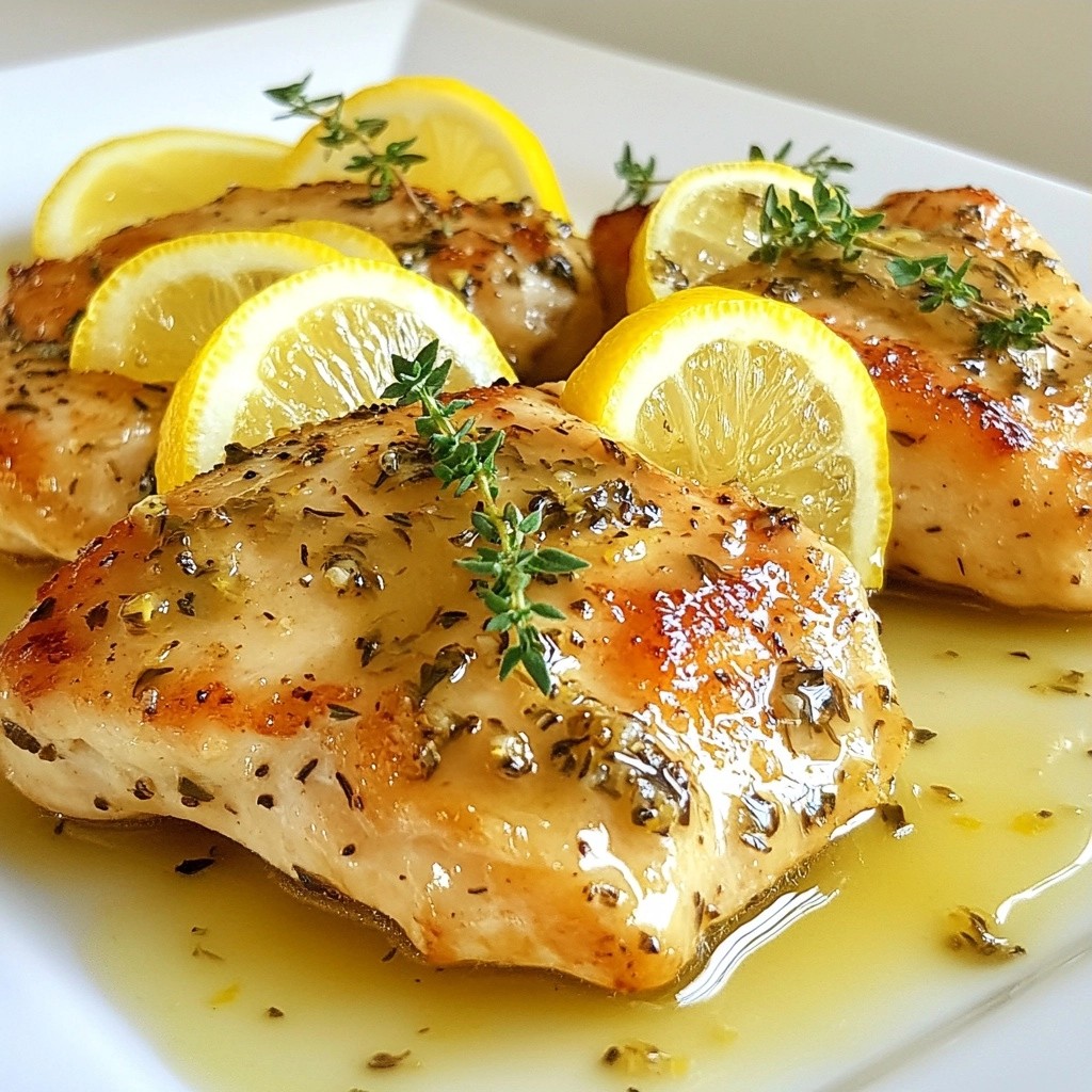 Zartes Instant Pot Zitronen-Thymian-Hähnchen Rezept