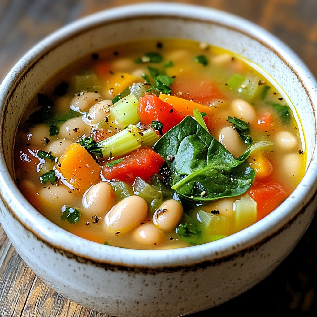 Rustic Instant Pot Tuscan White Bean Soup Lecker Rezept