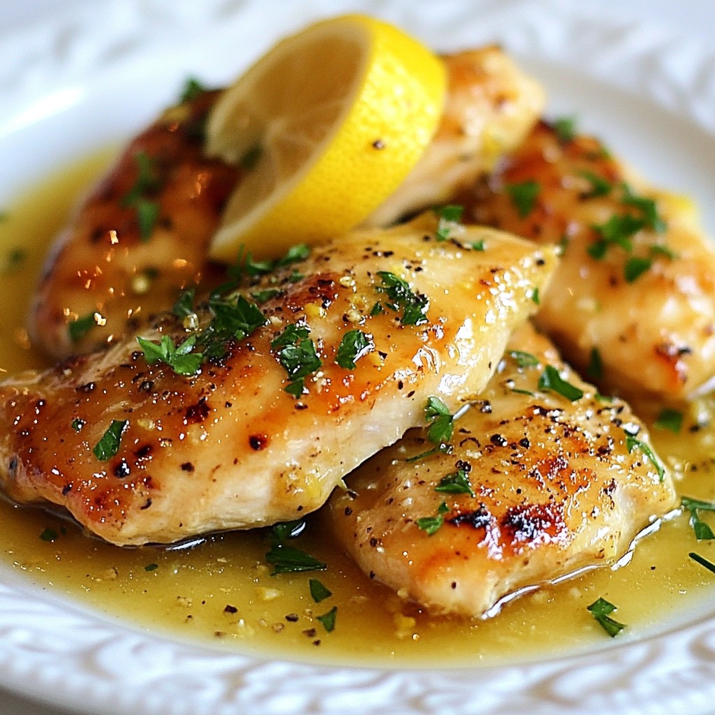 Saftiges Instant Pot Zitronen-Knoblauch-Hühnchen