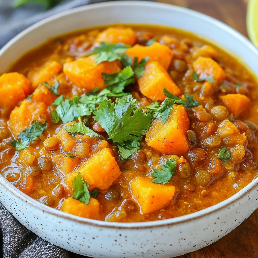 Spiced Instant Pot Carrot Lentil Stew Kraftvolles Rezept