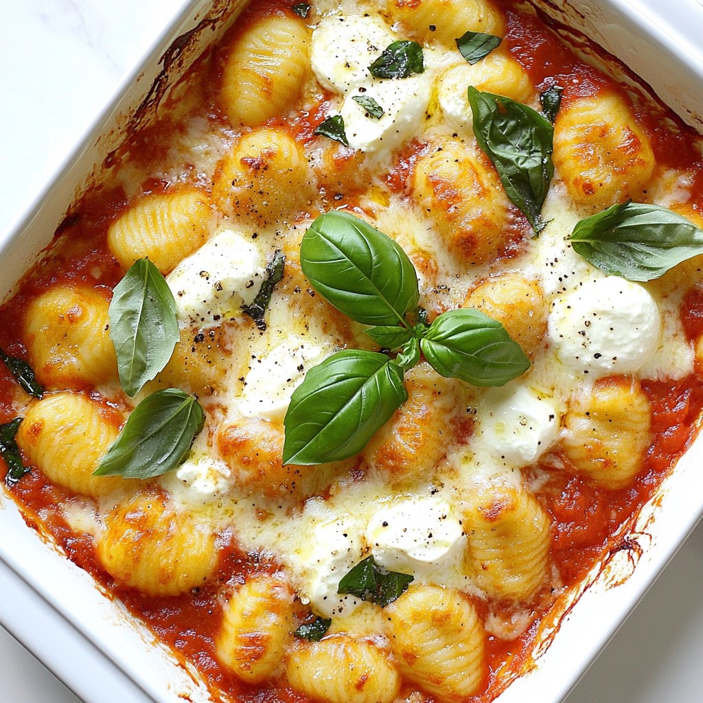 Käseüberbackene Gnocchi Verführerisches Rezept