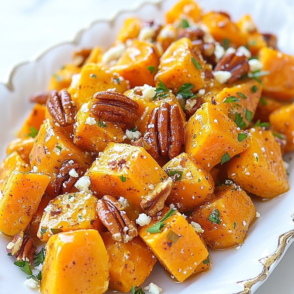 Maple Pecan Sweet Potato Bites Leckerer Snack fürs Fest