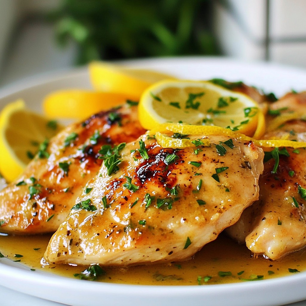 Flavorful Instant Pot Lemon Herb Chicken Breasts Rezept