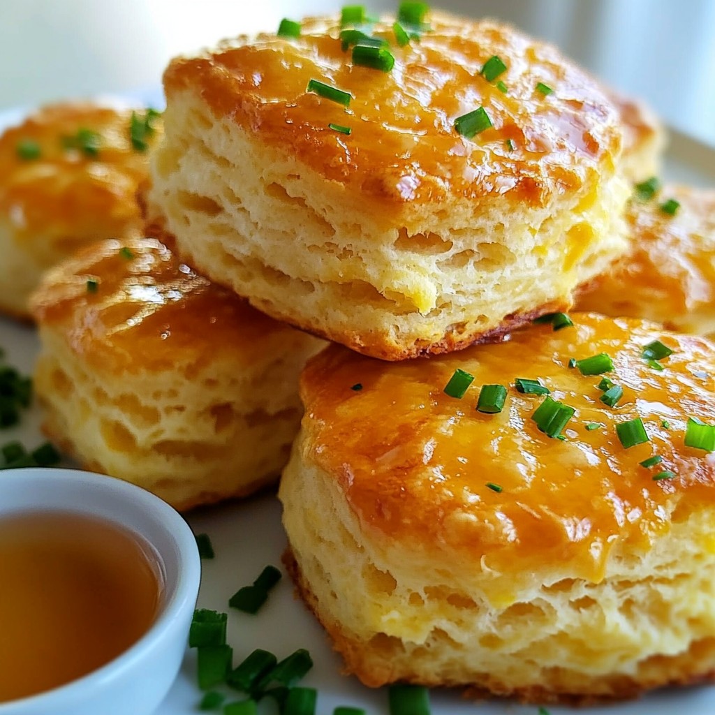 Cheddar Chive Biscuits Einfach und Lecker Rezept