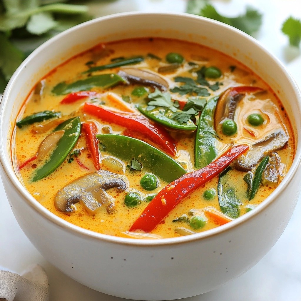 Spicy Instant Pot Thai Red Curry Soup Einfach und Lecker