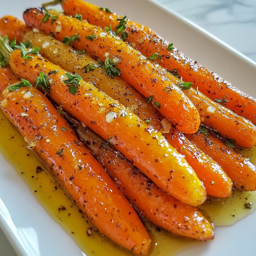 Honig Knoblauch Röstkarotten Perfektes Rezept entdecken