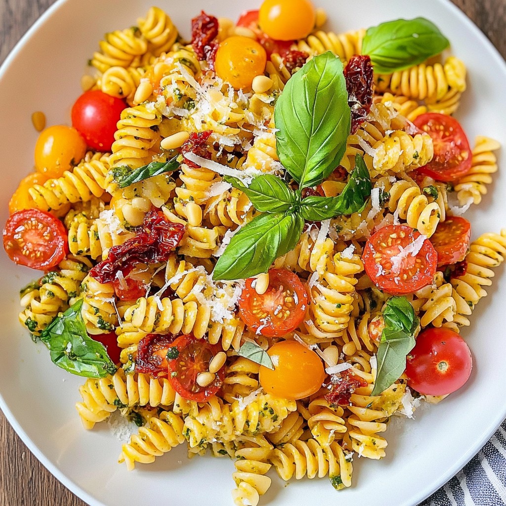 Sun-Dried Tomato Pesto Pasta Schnelle und leckere Mahlzeit