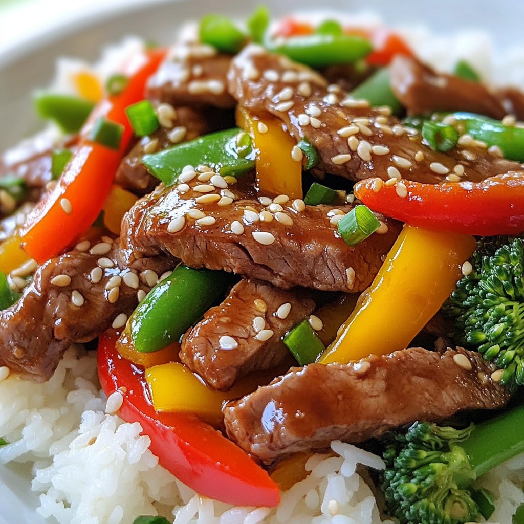Teriyaki Steak Stir Fry Saftig und Einfach Zubereiten