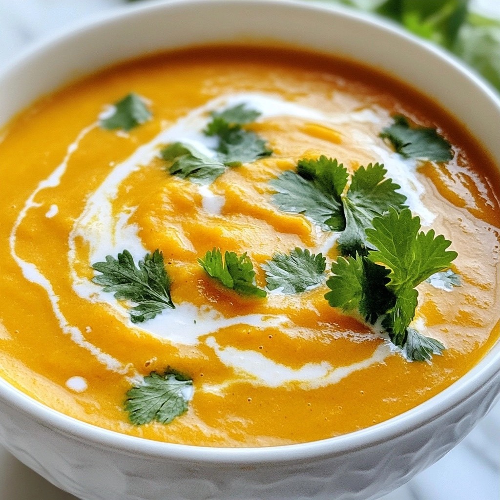 Reiche Instant Pot Cremige Süßkartoffelsuppe Rezept