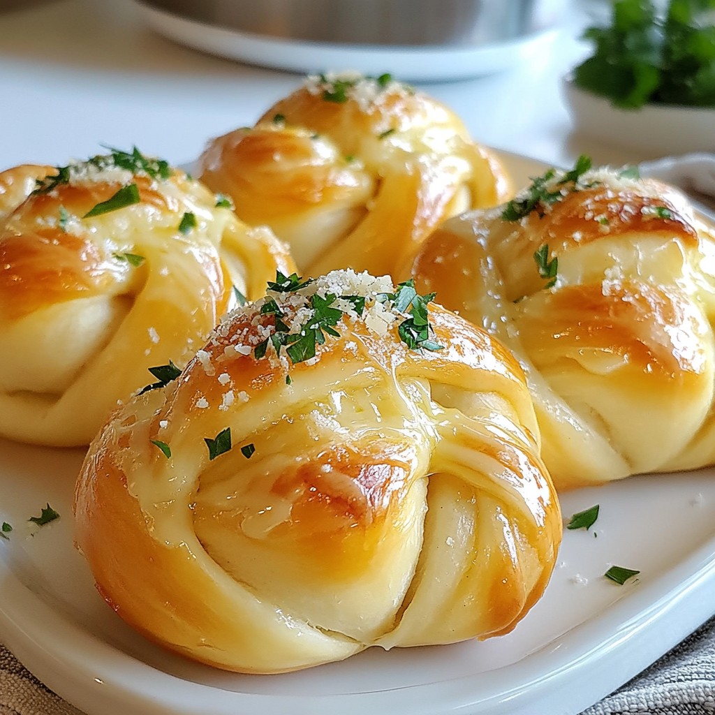 Knoblauchbutter-Parmesan-Knoten Gekonnt Zubereiten