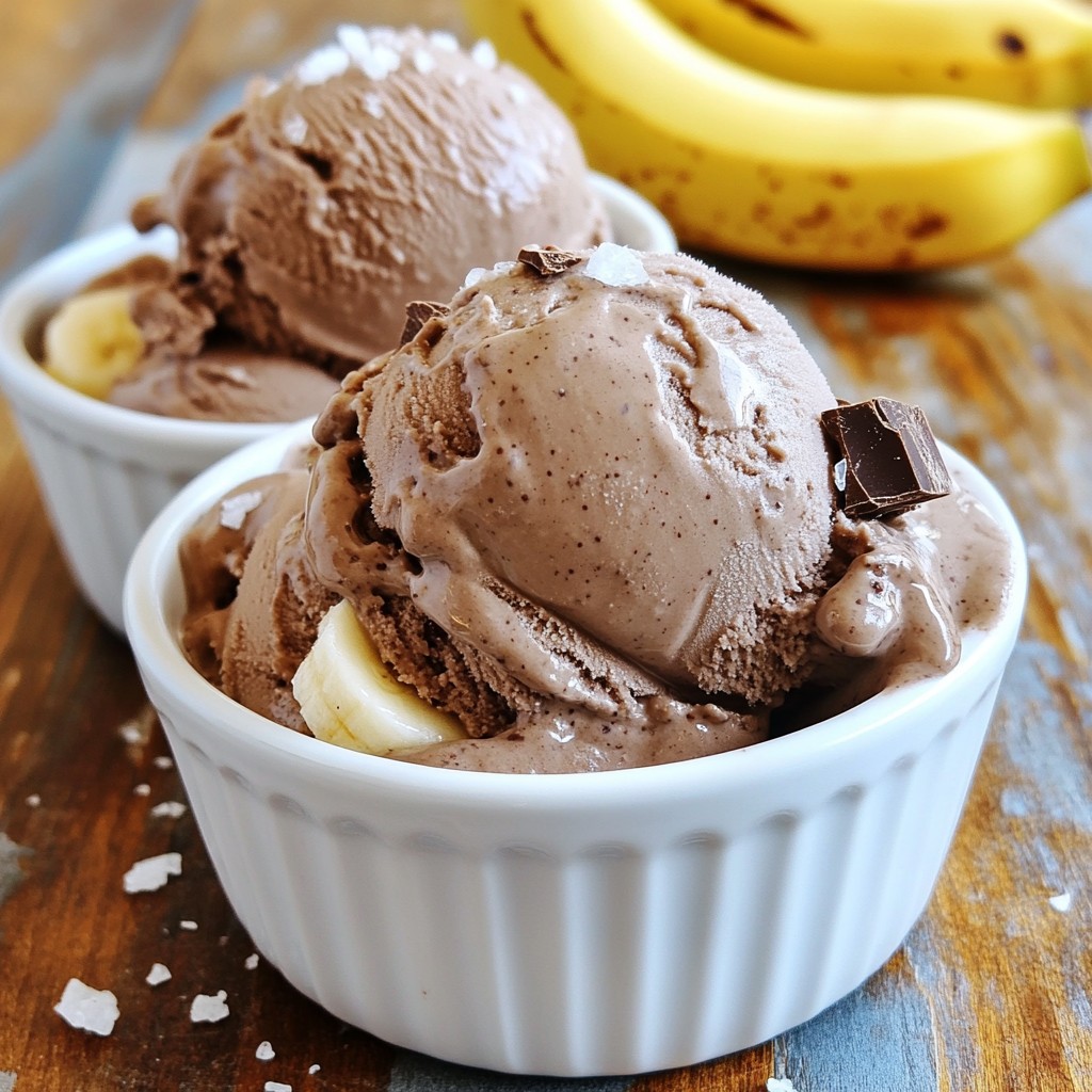 Schokoladenstückchen-Bananeneis Genussvolles Rezept