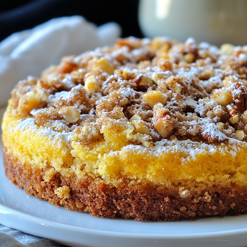 Cinnamon Streusel Coffee Cake Einfach und Lecker Rezept