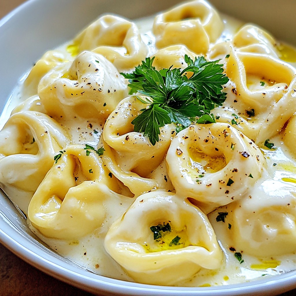 Dekadente Instant Pot Alfredo Tortellini Leckeres Rezept