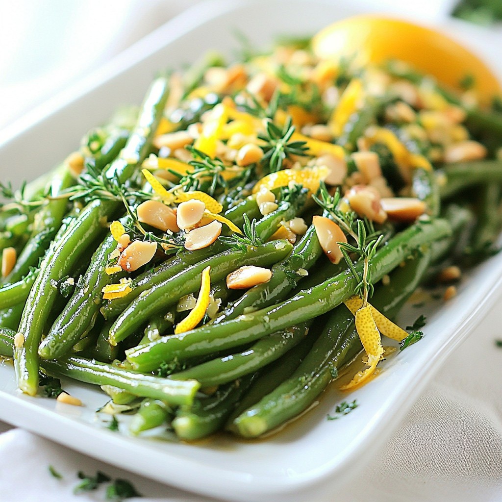 Garlic Herb Sauteed Green Beans Schnelles Rezept