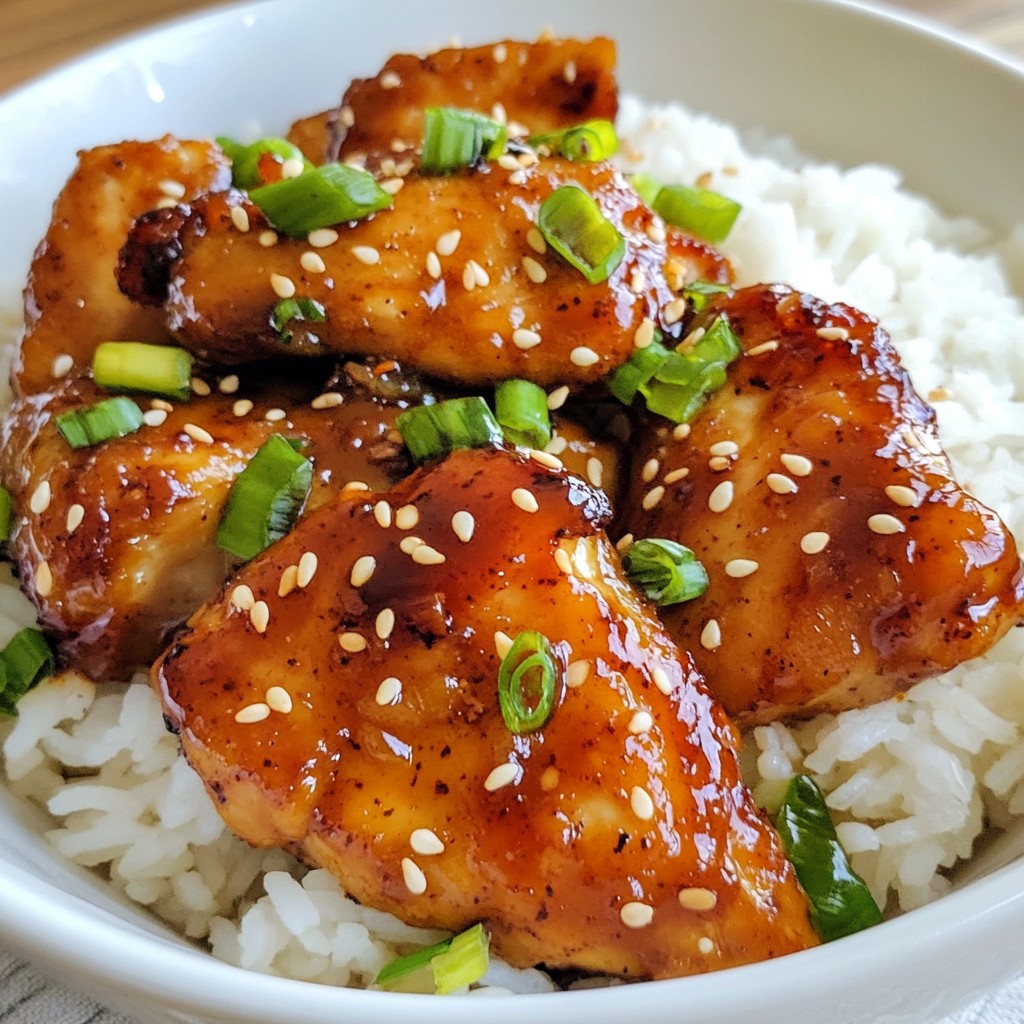 Sweet and Spicy Chicken Bites Verführerisch und Einfach