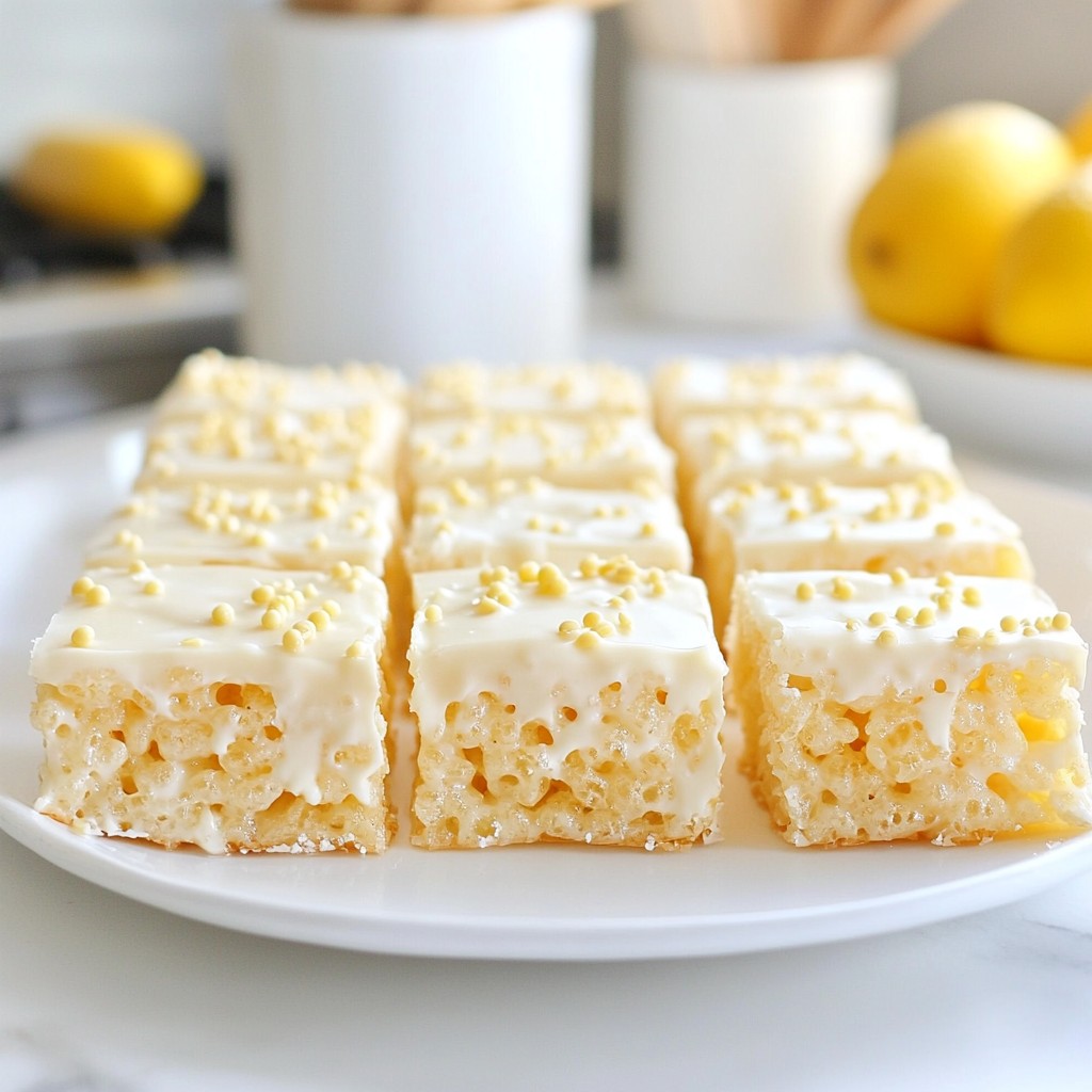 Vanilla Bean Rice Krispie Treats Köstliche Leckerei