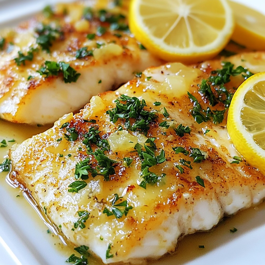 Zesty Lemon Parsley Instant Pot Haddock Fillets lecker
