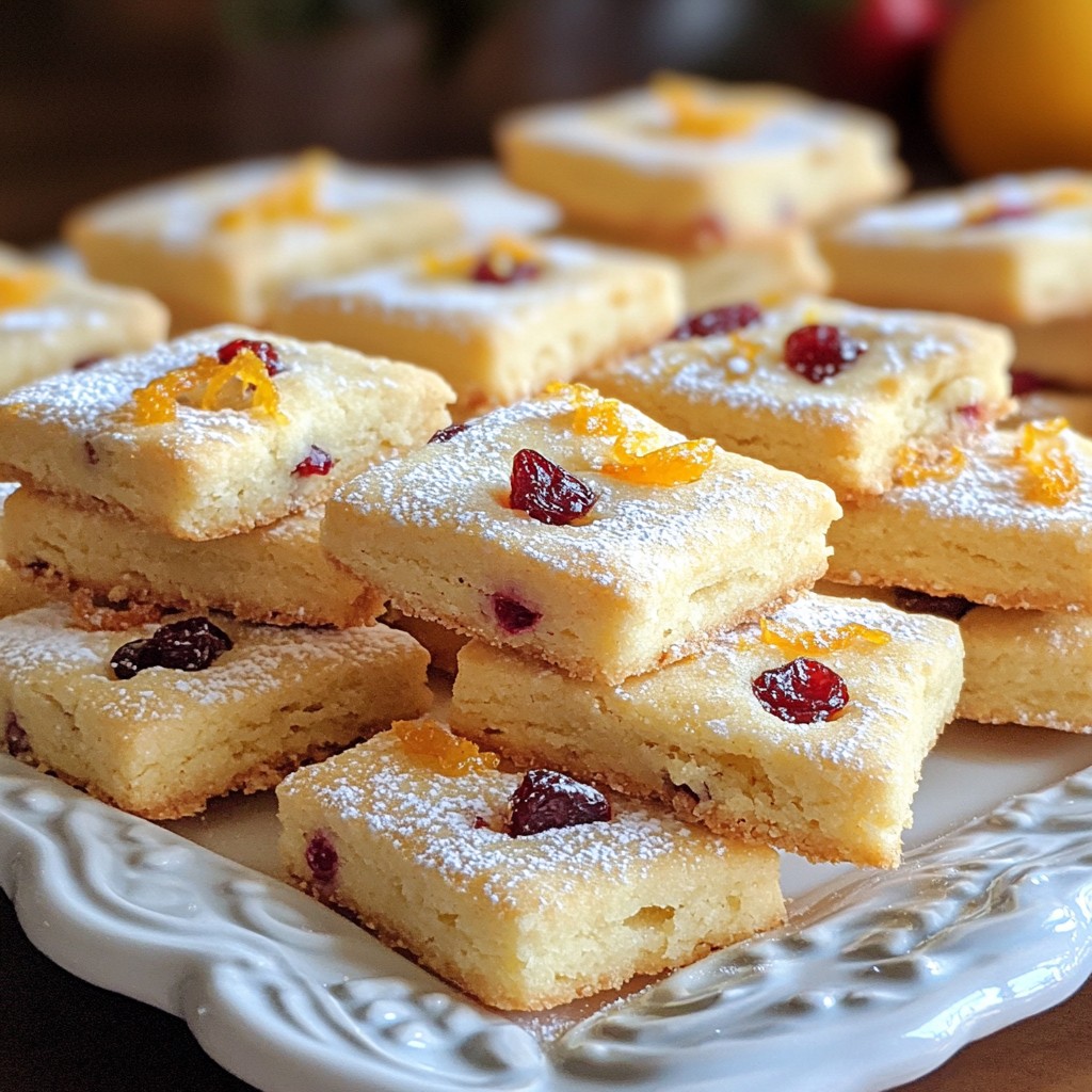 Cranberry Orange Shortbread Cookies Leckerer Genuss