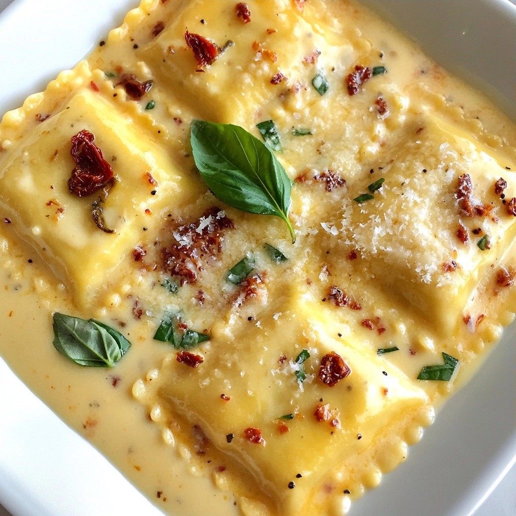 Savory Instant Pot Sundried Tomato Ravioli Gericht